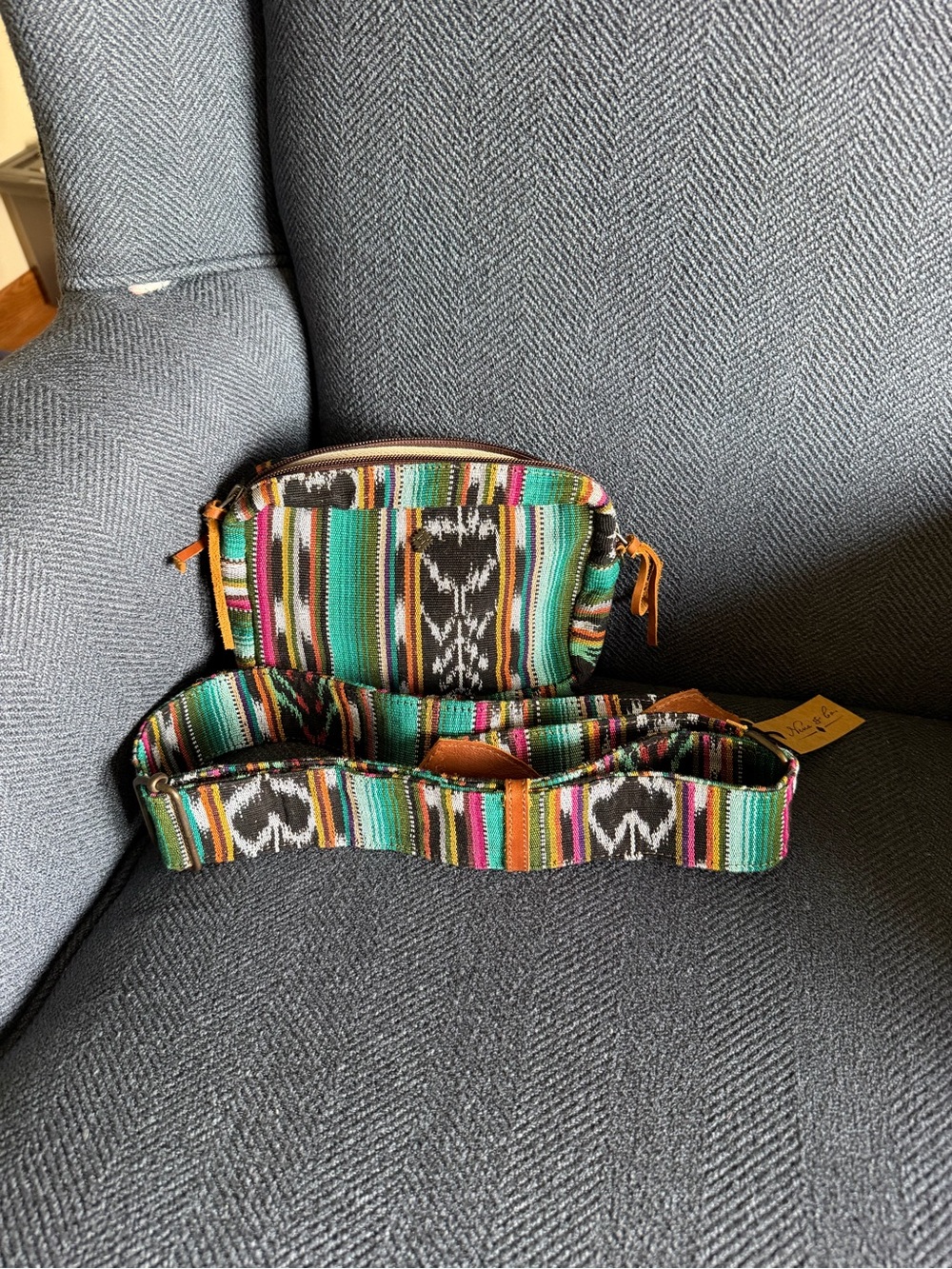 Nena & Co. Multicolor Striped Crossbody Bag small wander Everglades - Picture 4 of 4